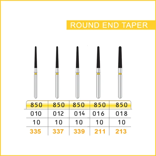 فرزهای الماسی توربین / ROUND END TAPER 850